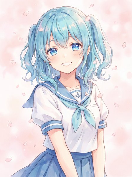 黑丝动漫美图-水手服少女