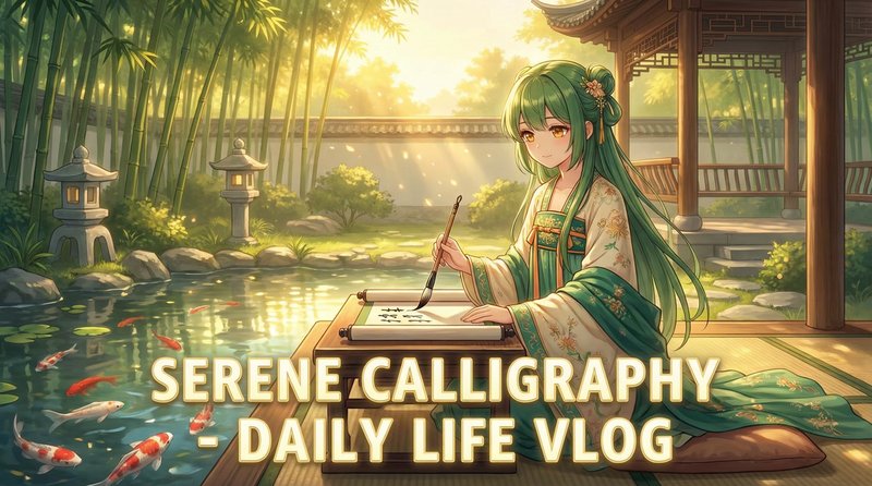 黑丝动漫-国风书法